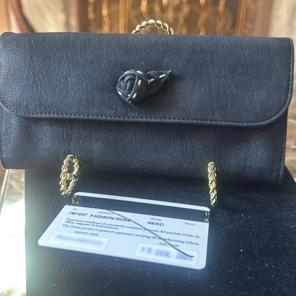 Prada wallet Black vintage 1990’s - Picture 4 of 8